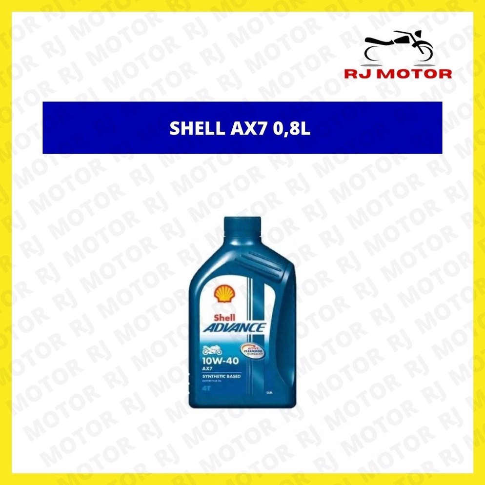 KODE B24T OLI SHELL AX7 ADVANCE 1W 4 8 LITER OLI MOTOR ASLI