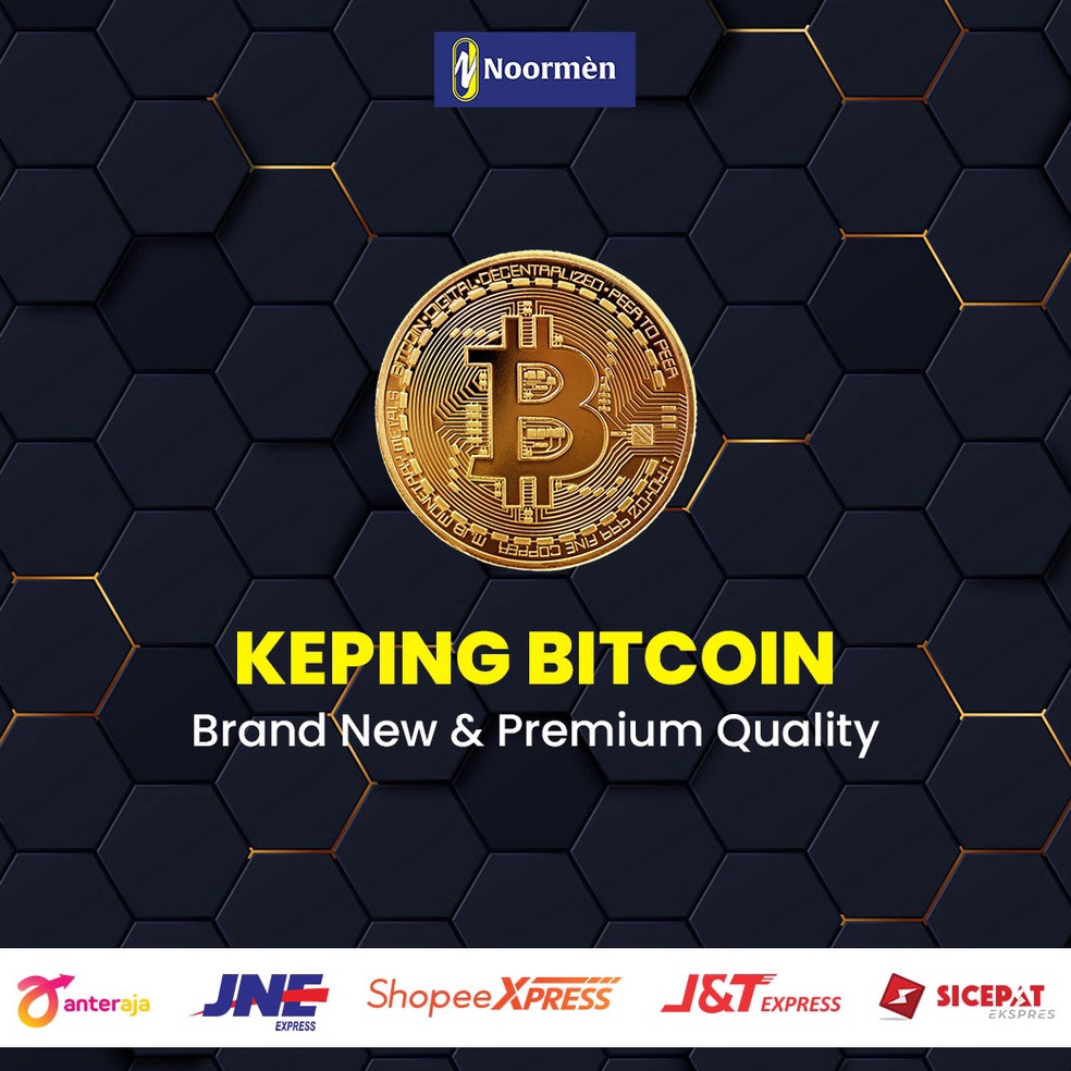 KODE F2L Bitcoin Coin Fisik Berbahan Logam Premium Quality