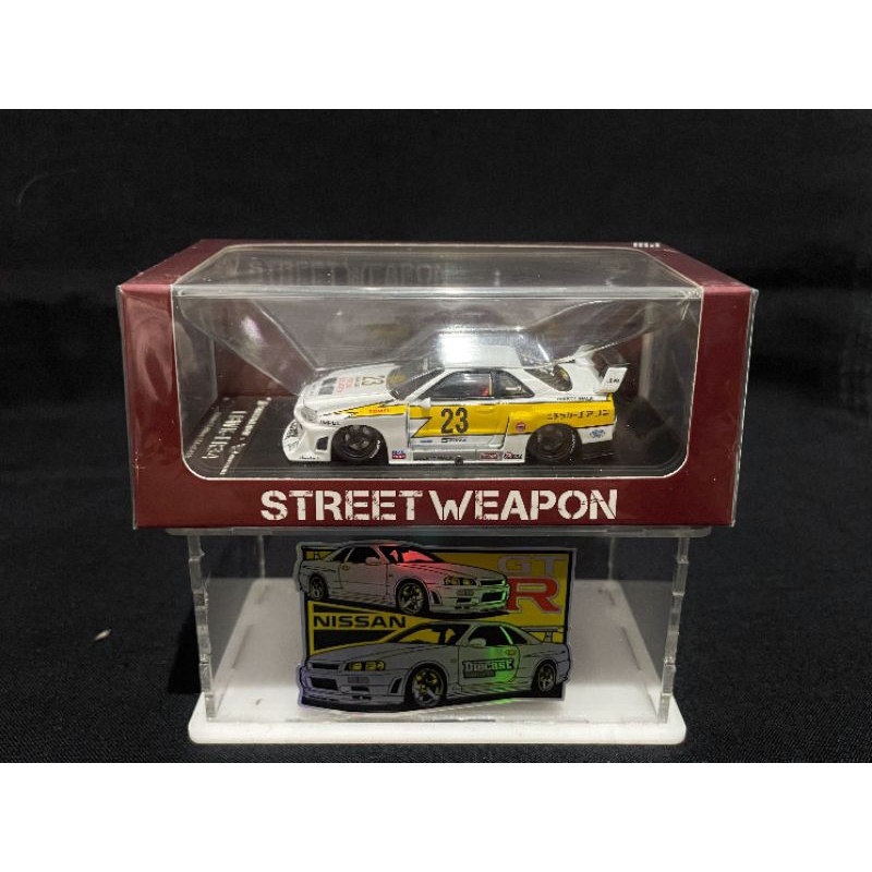 Street Weapon LBWK Skyline ER34 Lightning Petir Open Hood Segel
