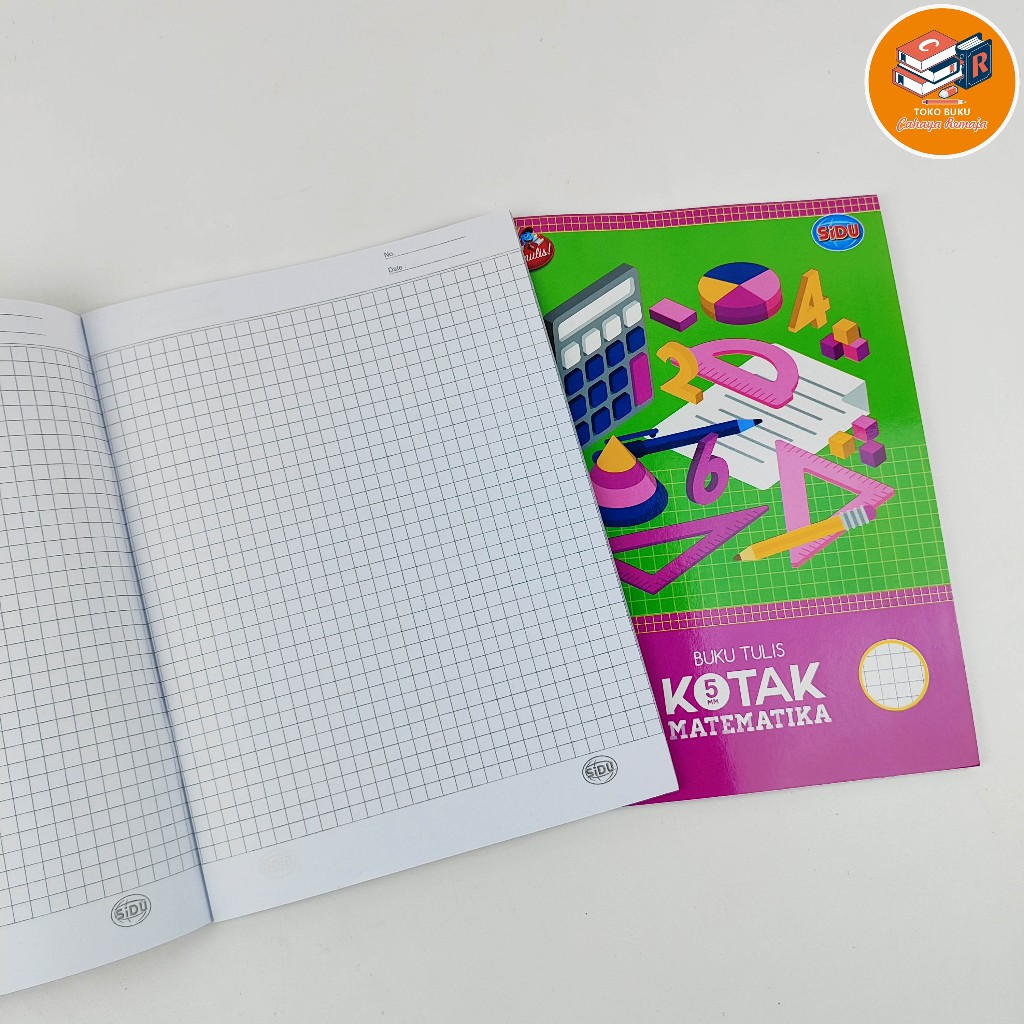 

Buku Tulis Sidu Satuan Matematika Kotak Kecil 38 Lembar Sinar Dunia