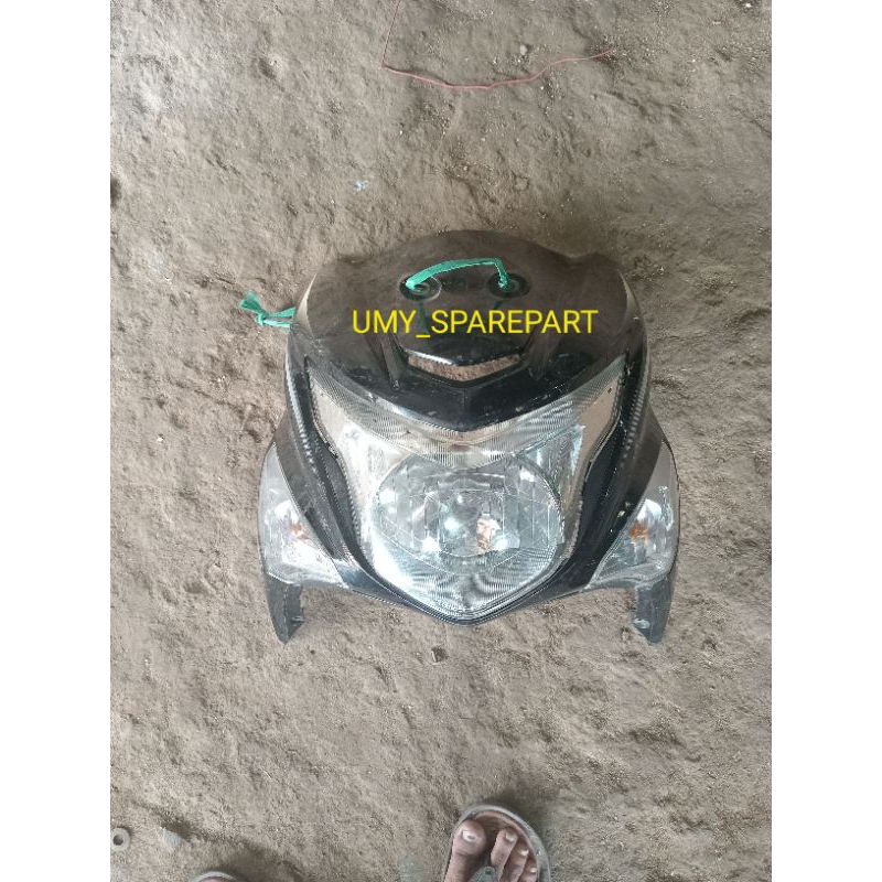 Cover Tameng Lampu Depan Beat Pop 1set (Bekas Original)