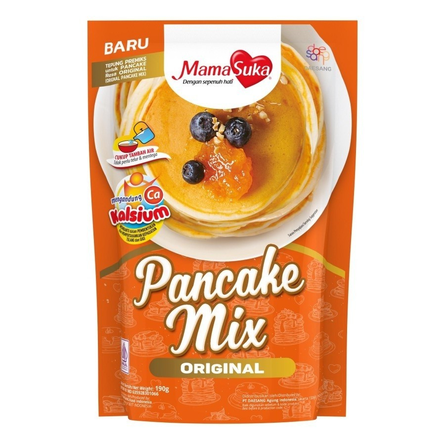 

MamaSuka Pancake Mix Original 190 gram