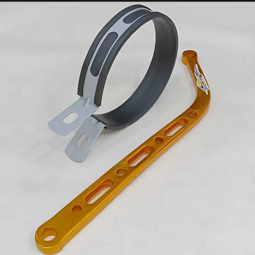 KLEM KNALPOT RACING KLEMAN BREKET KNALPOT RACING PLUS KLEMAN PANGKON L KNALPOT - EMAS