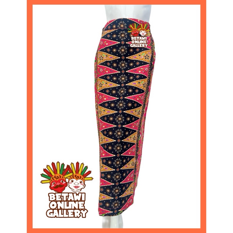 KODE O33Q Rok Batik Betawi  Rok Span Tumpal Batik Betawi  Rok Batik Span