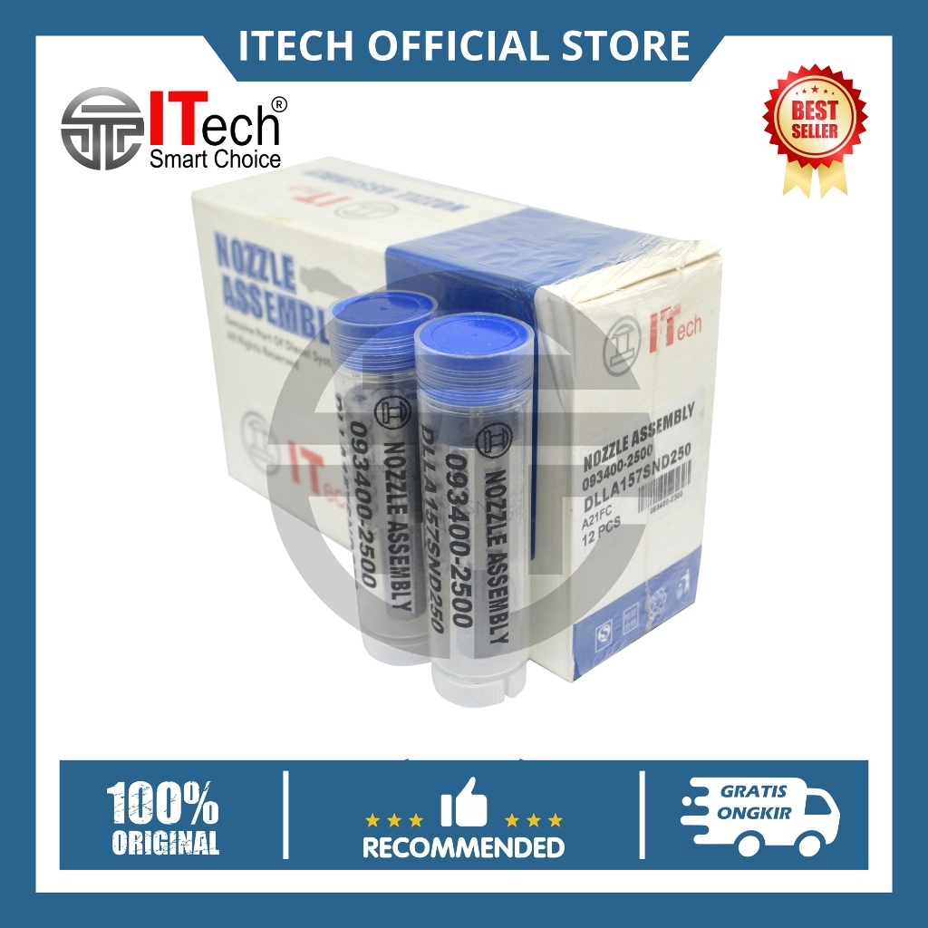 Nozzle Injector Mitsubishi 6D16 PS190 SND250 Asli ITech - Nozel Nosel Nozle Fuso Fighter DLLA157SND2