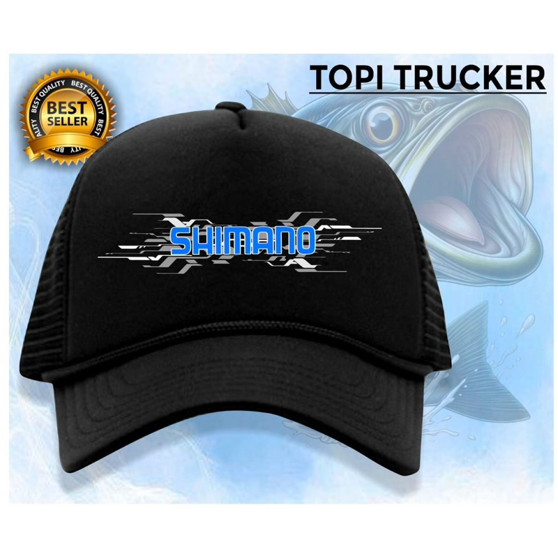 Topi mancing pria / Topi trucker mancing pria / topi jaring pelindung panas