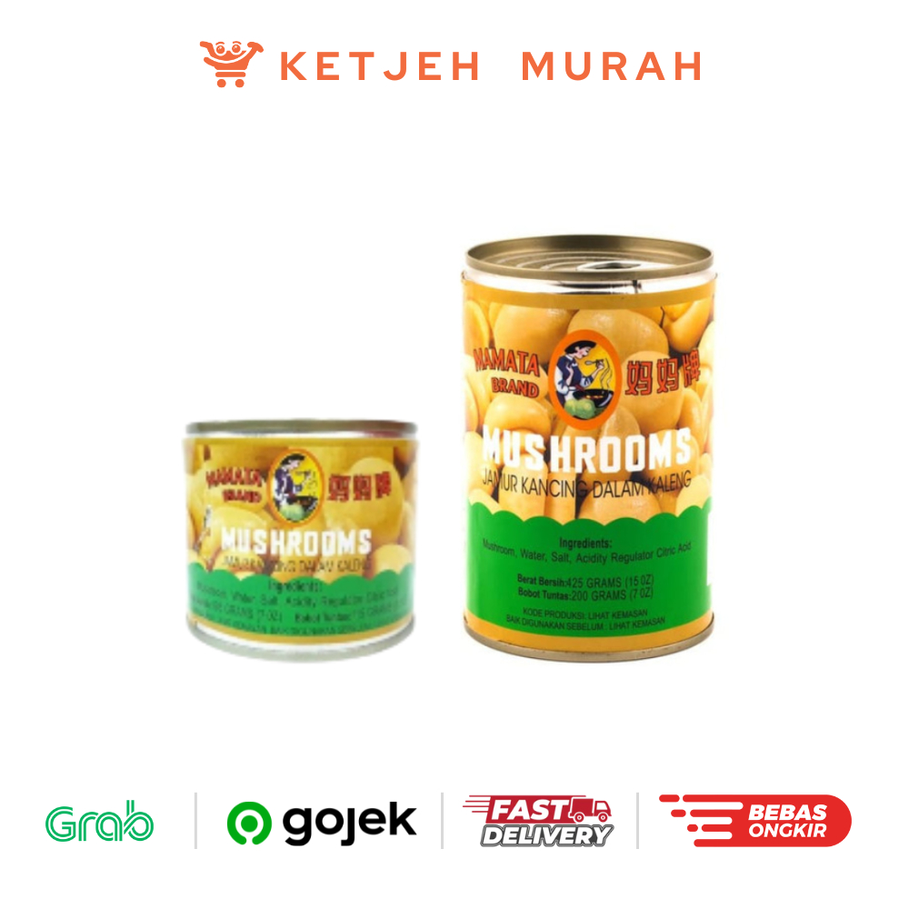 

Mamata Mushroom / Jamur Kancing dalam Kaleng 198 / 425 Gram