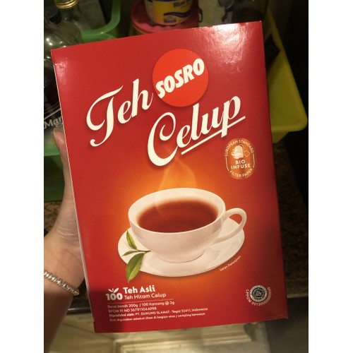 

Teh Celup Sosro Teh Hitam isi 100 bags