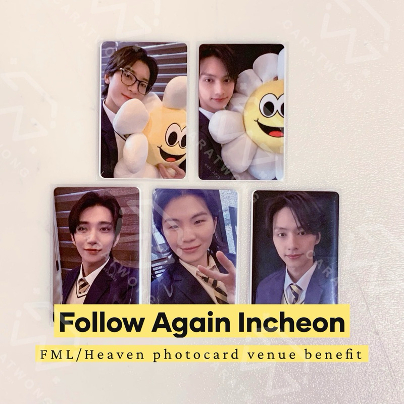 [READY STOCK] SEVENTEEN - Follow Again to Incheon FML / 17th Heaven Venue Benefit Photocard