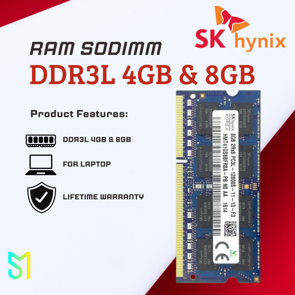 Ram Laptop Termurah DDR3L 8GB 4GB Hynix