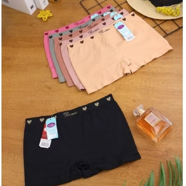 Celana Dalam Wanita Piaoli | cd boxer wanita katun rajut 3pcs