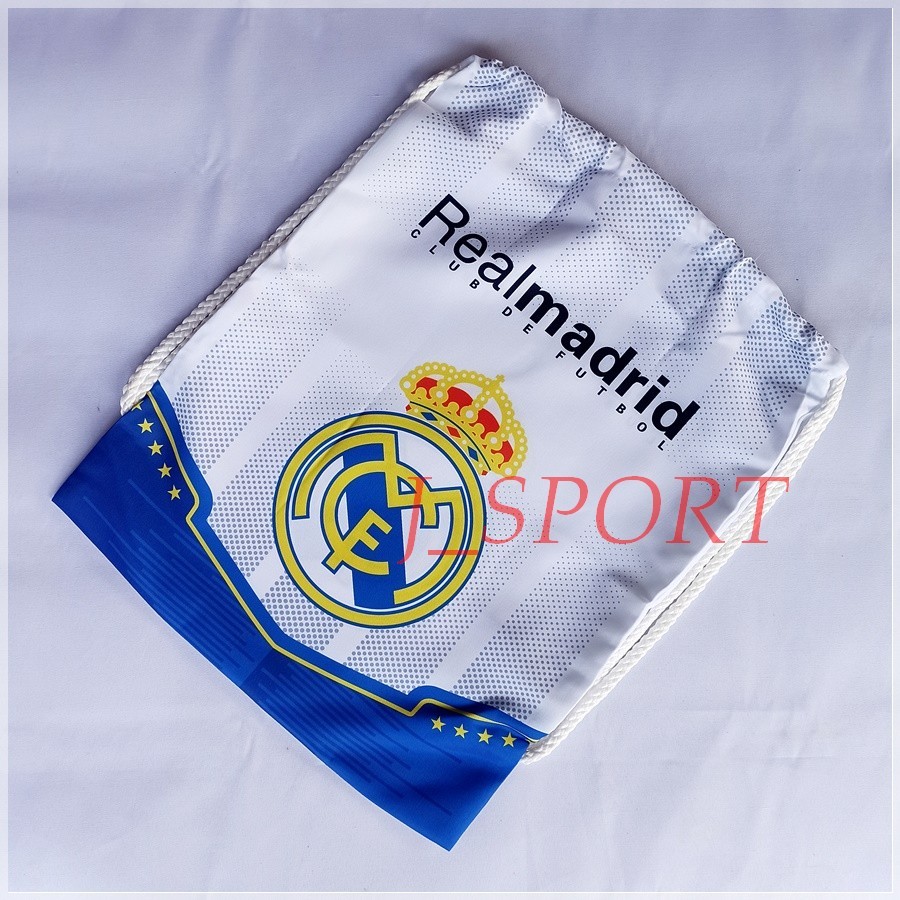 Tas Serut Motif Klub Bola Real Madrid