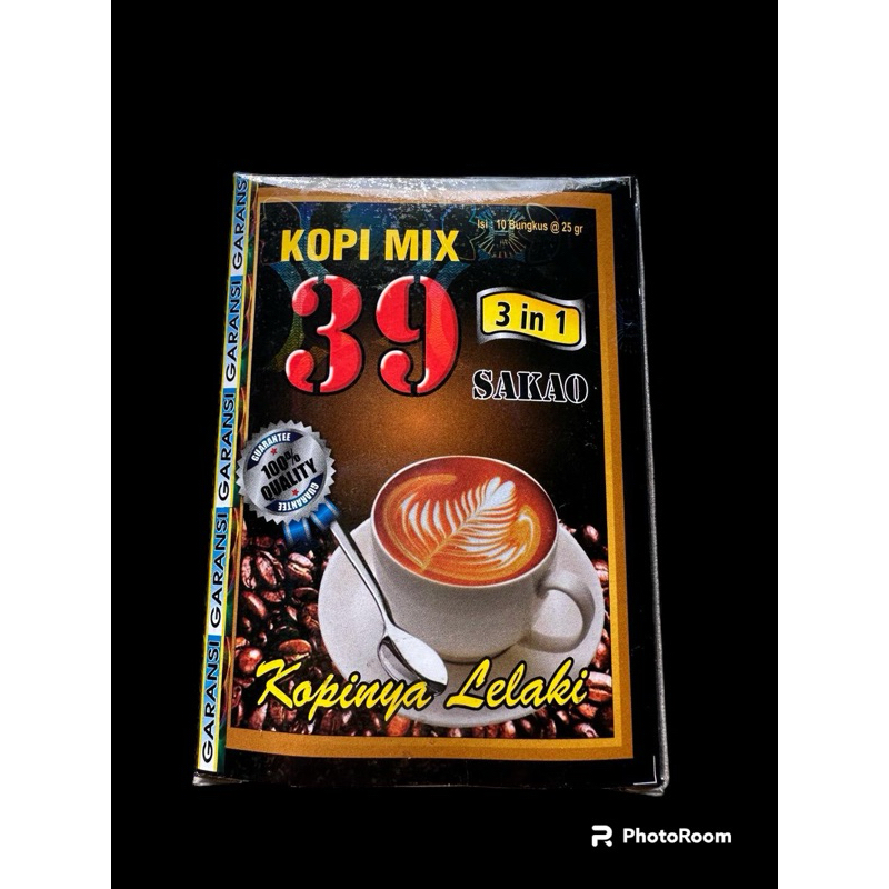 

39 Kopi Mix Sakao 3 in 1 ORI isi 10 sacset jos