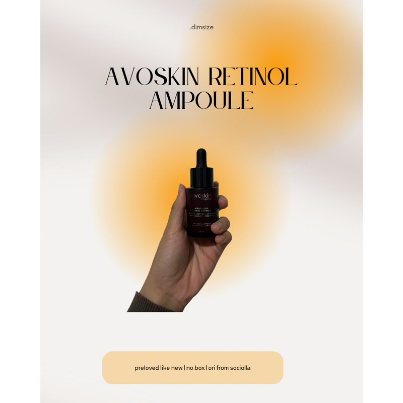 (preloved) avoskin retinol ampoule