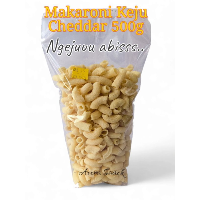 

Makaroni Keju Cheddar Kiloan Rasa Full Keju 500gr