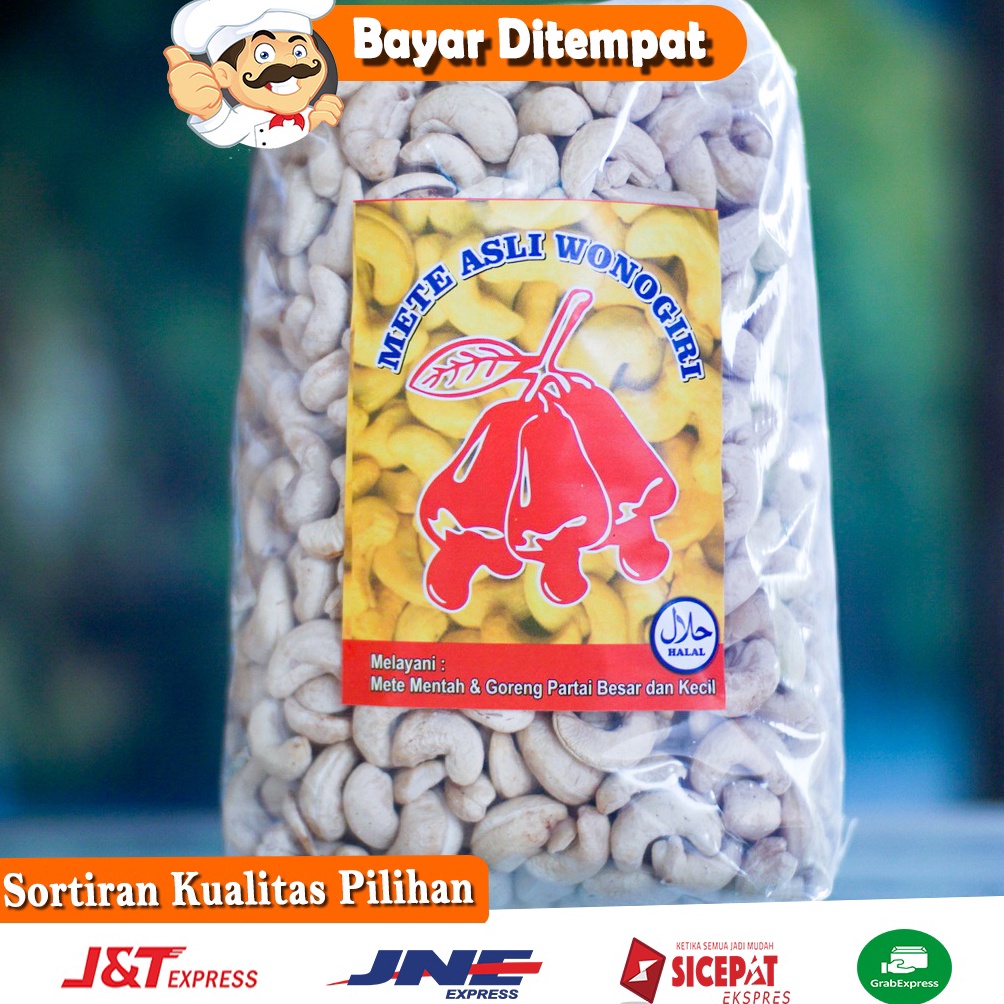 

SUPER Kacang Mede Kering 1KG Kacang Mete Mede Super Wonogiri Kering Mentah 99 Utuh