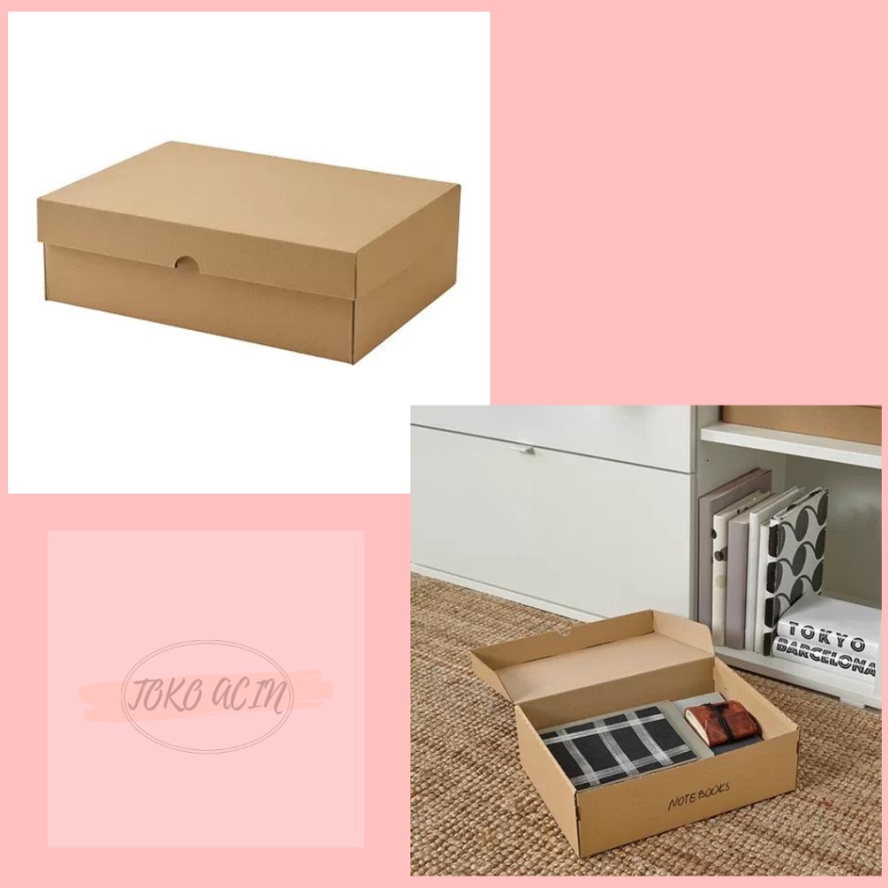 

TERDAHSYAT VATTENTRAG Kotak dengan penutup 32x23x1 cm kotak kardus kardus serbaguna box kardus box kardus serbaguna box serbaguna box dengan tutup serbaguna