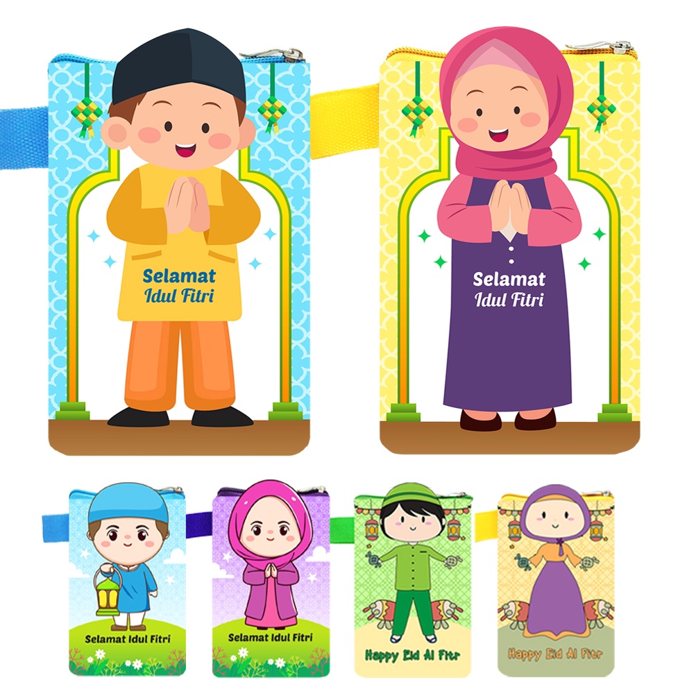 

SERU Dompet Angpao Lebaran Panjang 3D Amplop Fitrah THR Angpao Idul Fitri Eid Mubarak