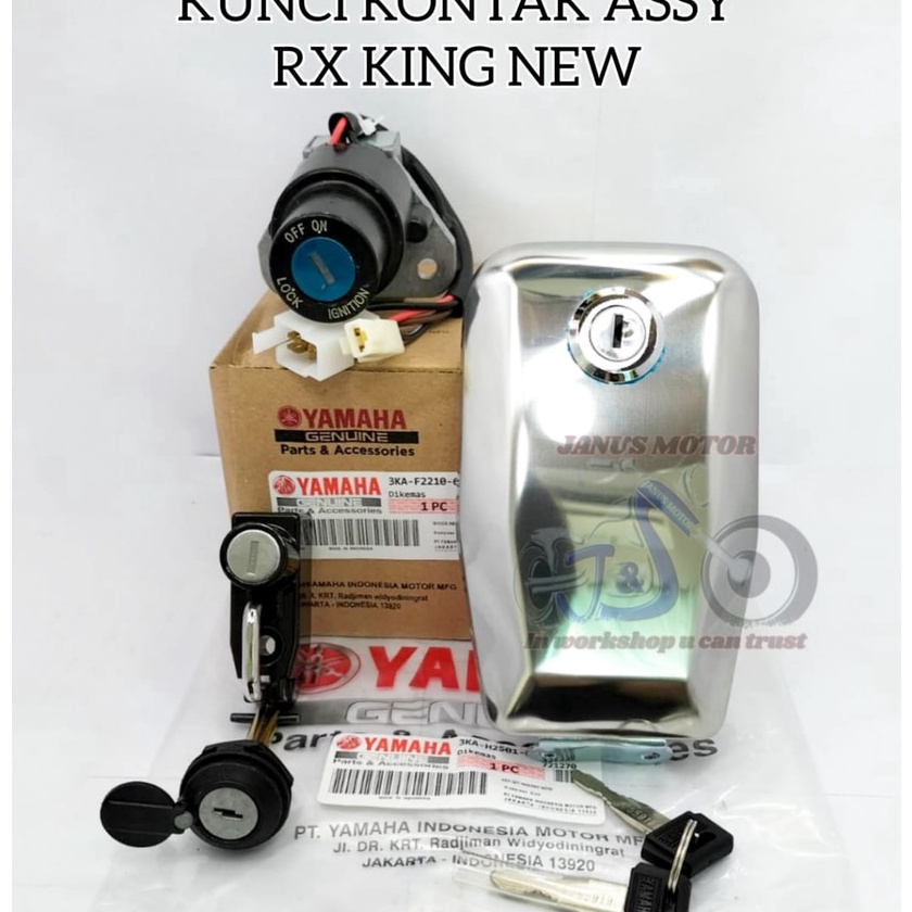 Flash Sale Kunci Kontak Rx king NEW 3KA KUALITAS ORIGINAL berkualitas  presisi  komplit ASSY JOK TUT