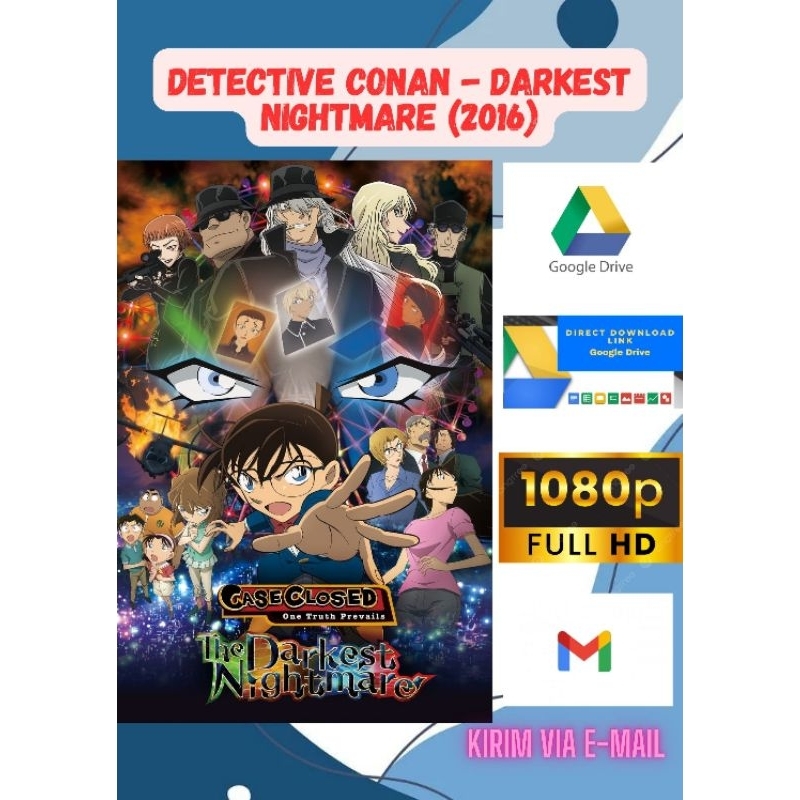 FILM ANIMASI - DETECTIVE CONAN // DARKEST NIGHTMARE (2016)