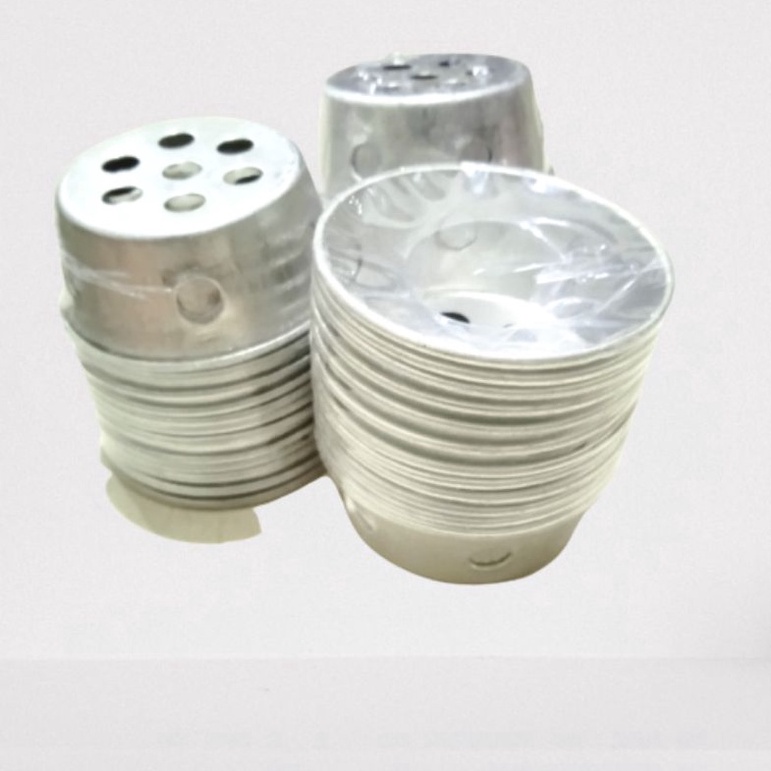 BOMBASTIS Cetakan kue kukus Pendek aluminium Lusinan