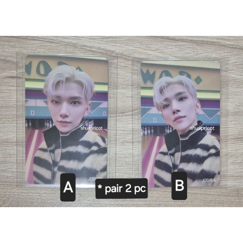 PHOTOCARD SEVENTEEN JOSHUA SEMICOLON HMV