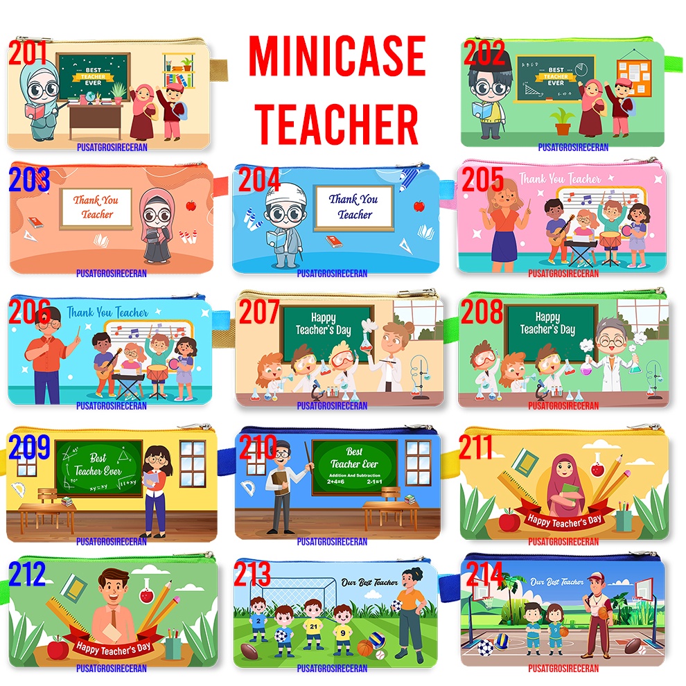 

GEBYAR PROMO MiniCase Hari Guru Tempat Pensil Happy Teacher Day Souvenir Kado Kenang Kenangan Guru Perpisahan