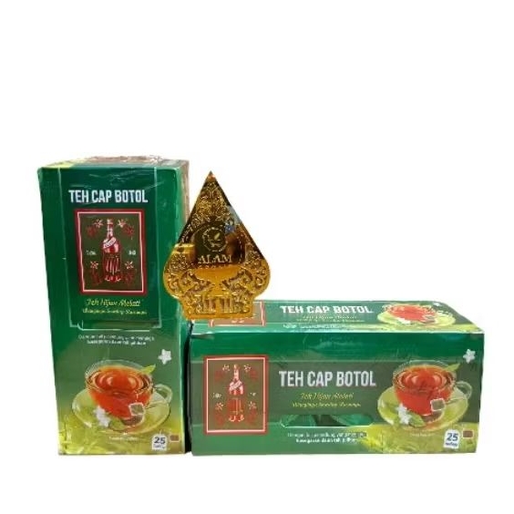 

Teh Cap Botol Hijau Aroma Melati 25s 1 kotak