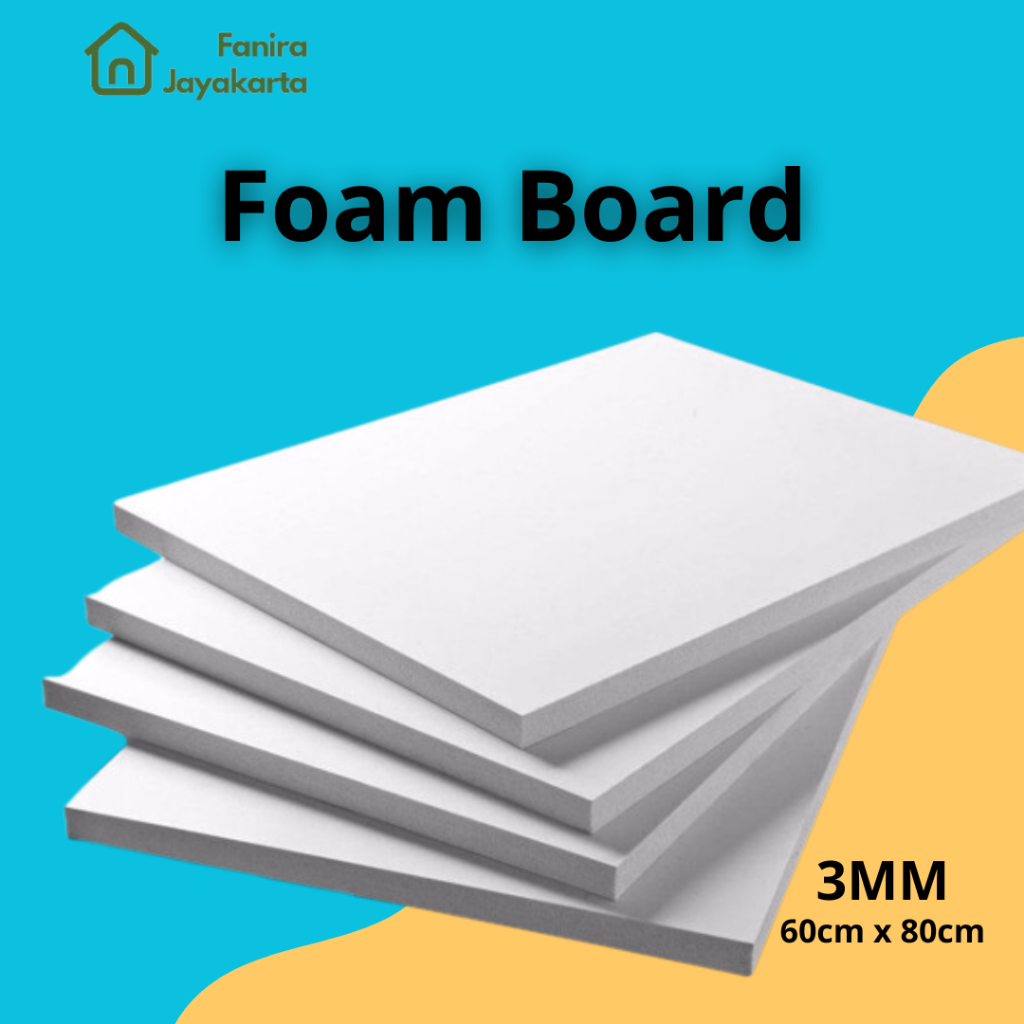 

Foam Board 3MM 60cm x 80cm