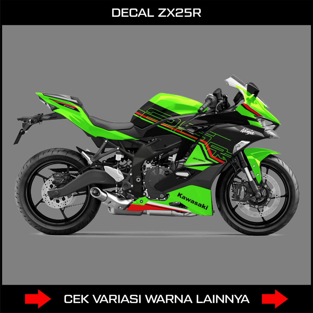 STIKER DECAL KAWASAKI ZX25R / STICKER FULL BODY MOTOR ZX25R