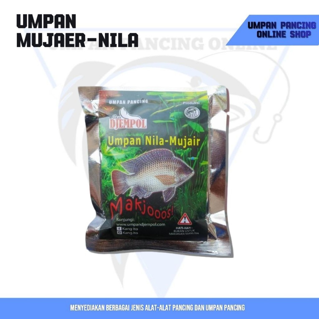 umpan pelet mujaer nila makjoos dari djempol
