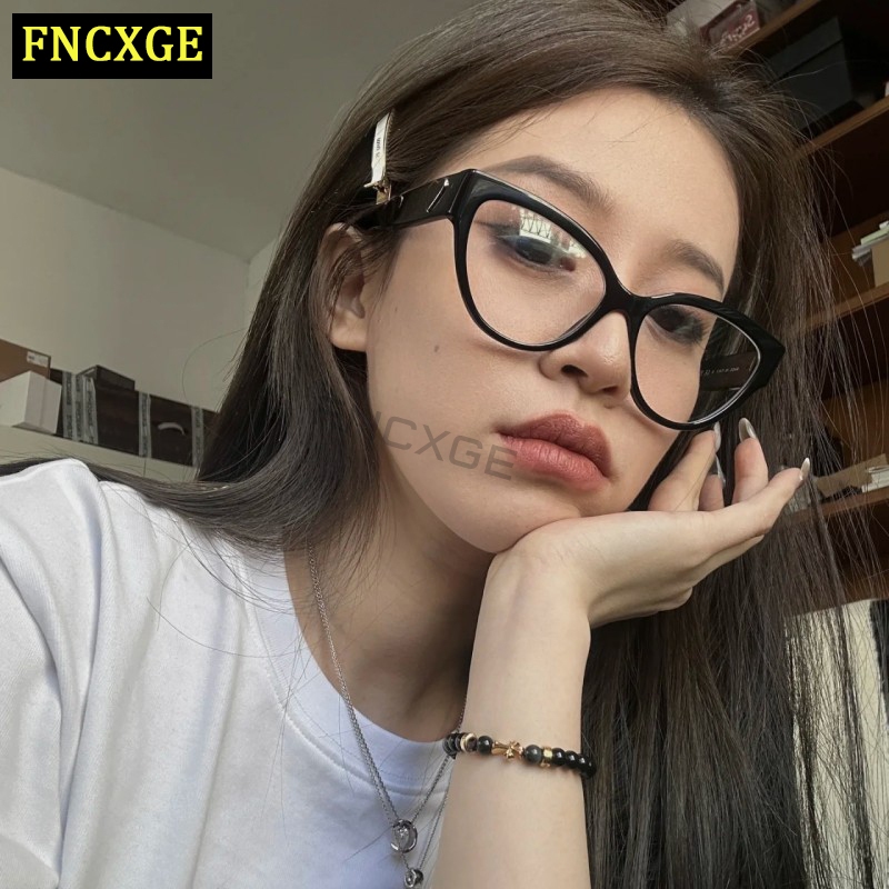 FNCXGE minus Kacamata -50~-400 Wanita Fashion Anti Blue Light Komputer Kacamata Pria Kualitas Tinggi