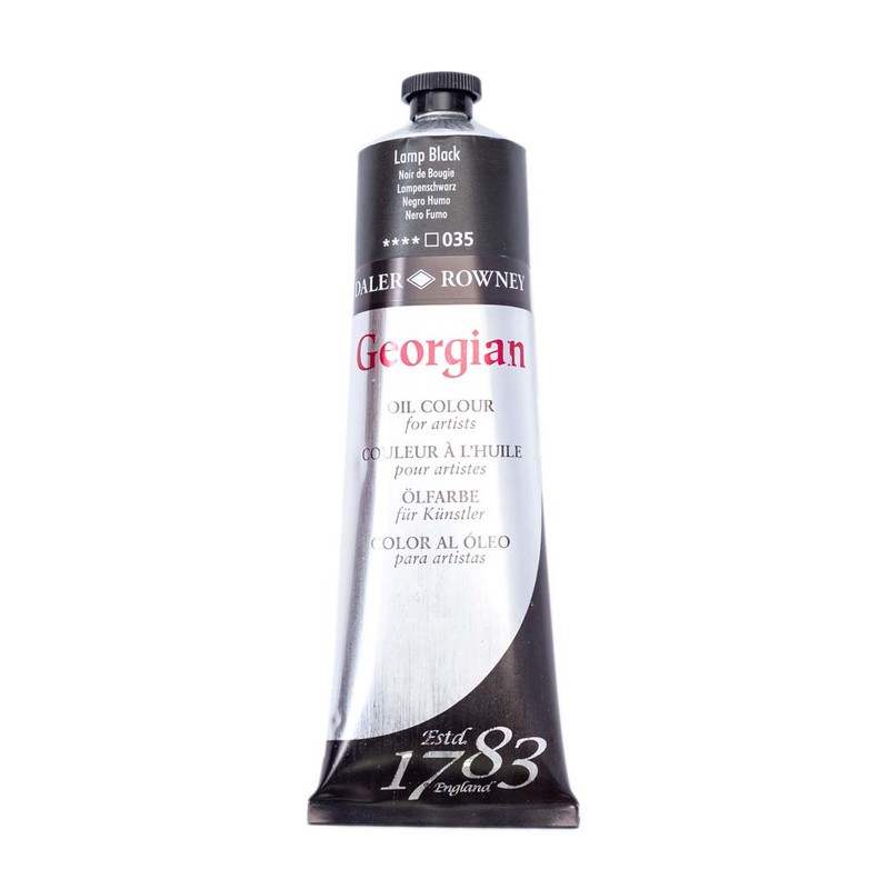 

Daler-Rowney Georgian Oil Cat Minyak 225ml Lamp Black