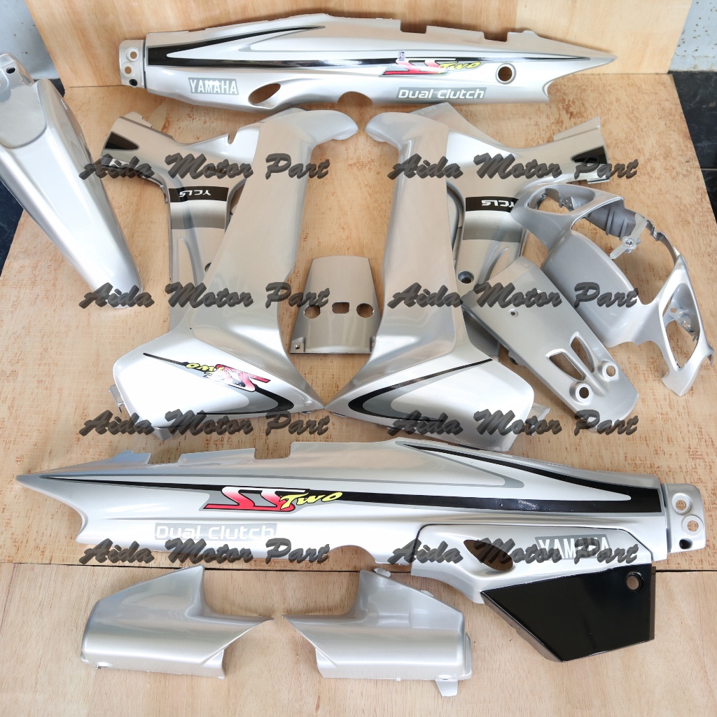 Cover Bodi Full Set Body Fizr Fiz R SS Two Silver