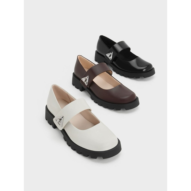 CK Trice Metallic Accent Mary Janes