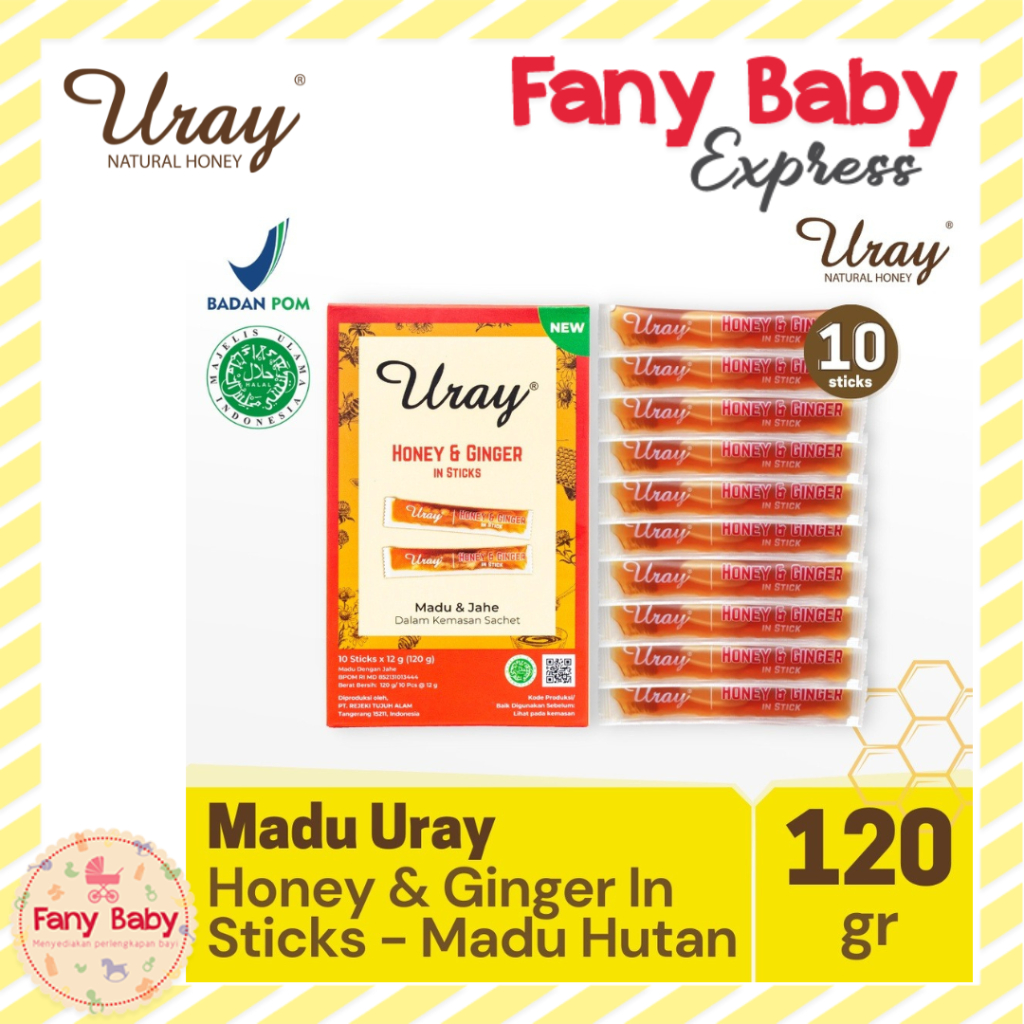 

MADU URAY GINGER STICKS (10'S X 12G | 120GR)