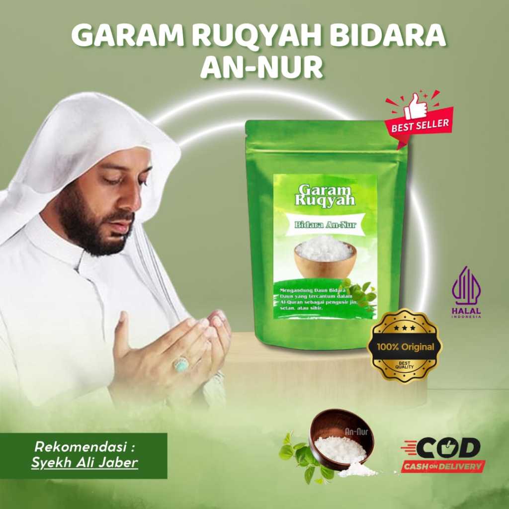 

[ SUDAH DI DOAKAN DENGAN KHUSUS ] garam rukyah annur 500gr siap pakai