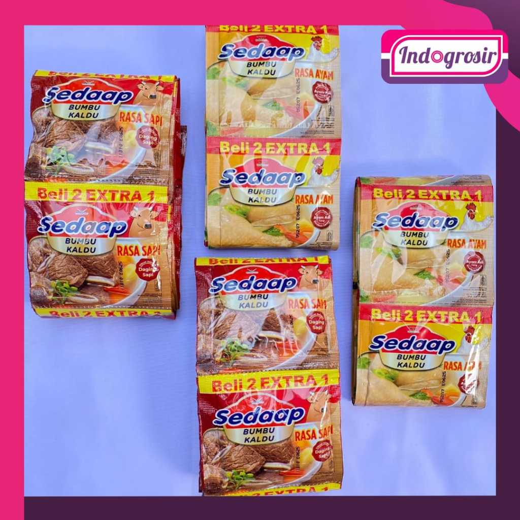 

SEDAAP BUMBU KALDU RASA SAPI & AYAM 9G SACHET/SEDAP BUMBU AYAM & SAPI RENTENG/PROMO