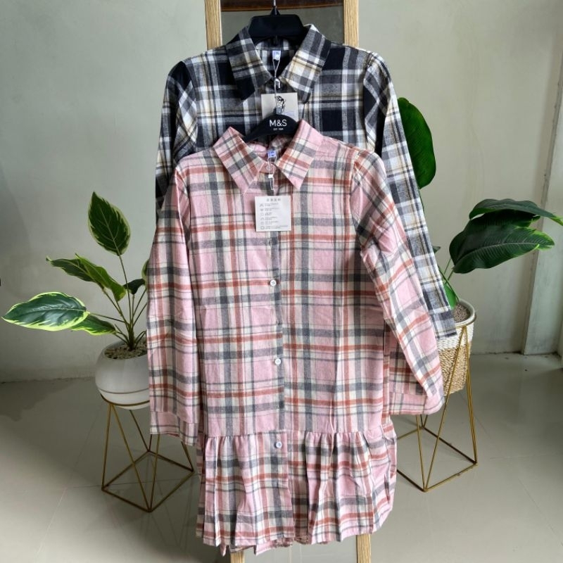 TUNIK WANITA KOTAK KOTAK/TUNIK KOREA/TUNIK IMPORT