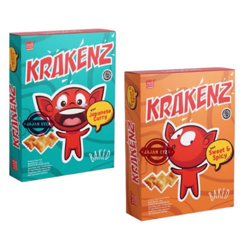 

TAYS Bakers Krakenz Sweet & Spicy/Japanase Curry 70 Gram