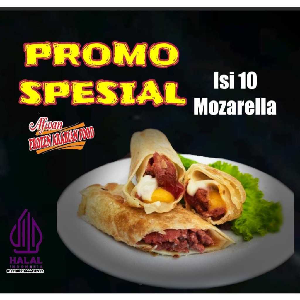 

Kebab Mozarela Premium (isi 10)