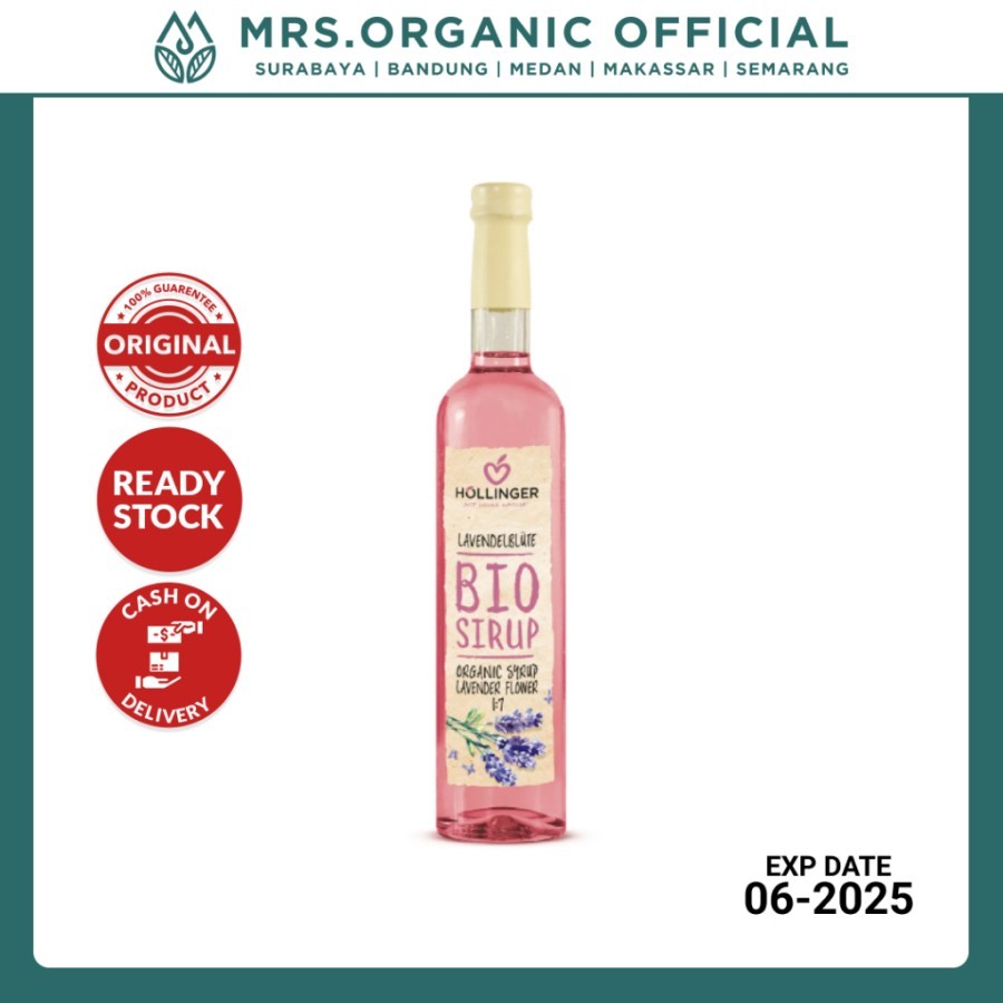 

Sirup Organik Hollinger Organic Lavender Flower Syrup 500ml
