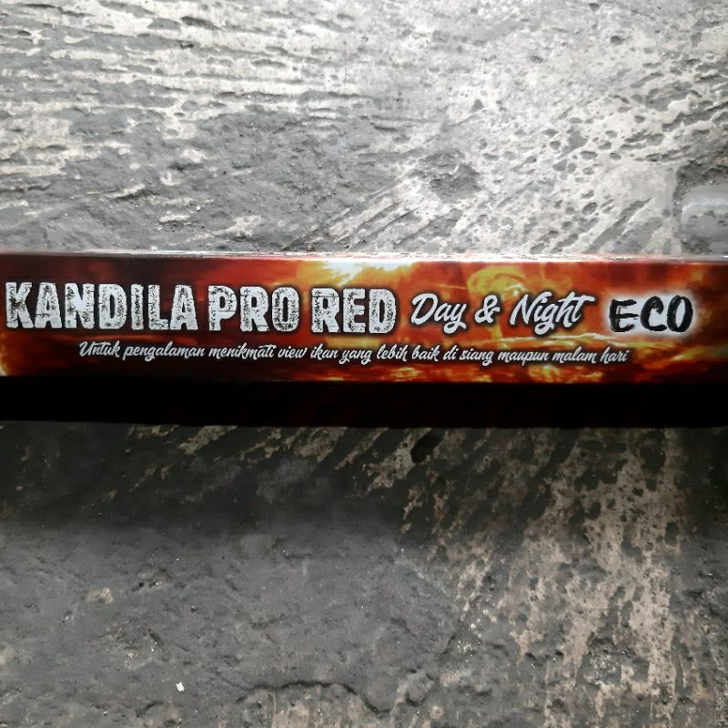 Kandila Eco 400 Pro Red Day Night - Lampu Aquarium - Lampu Hias