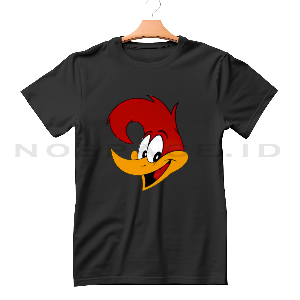 Kaos Pria/Wanita Woodie Woodpacker / T-Shirt 24S Jet Black