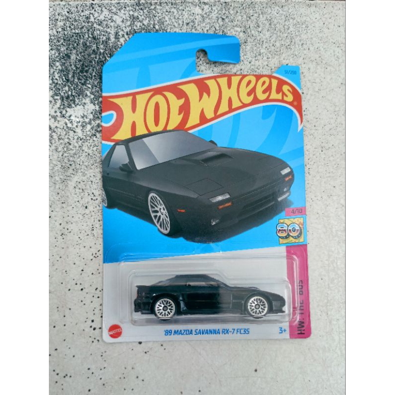 HOT WHEELS MAZDA SAVANA RX7 HITAM