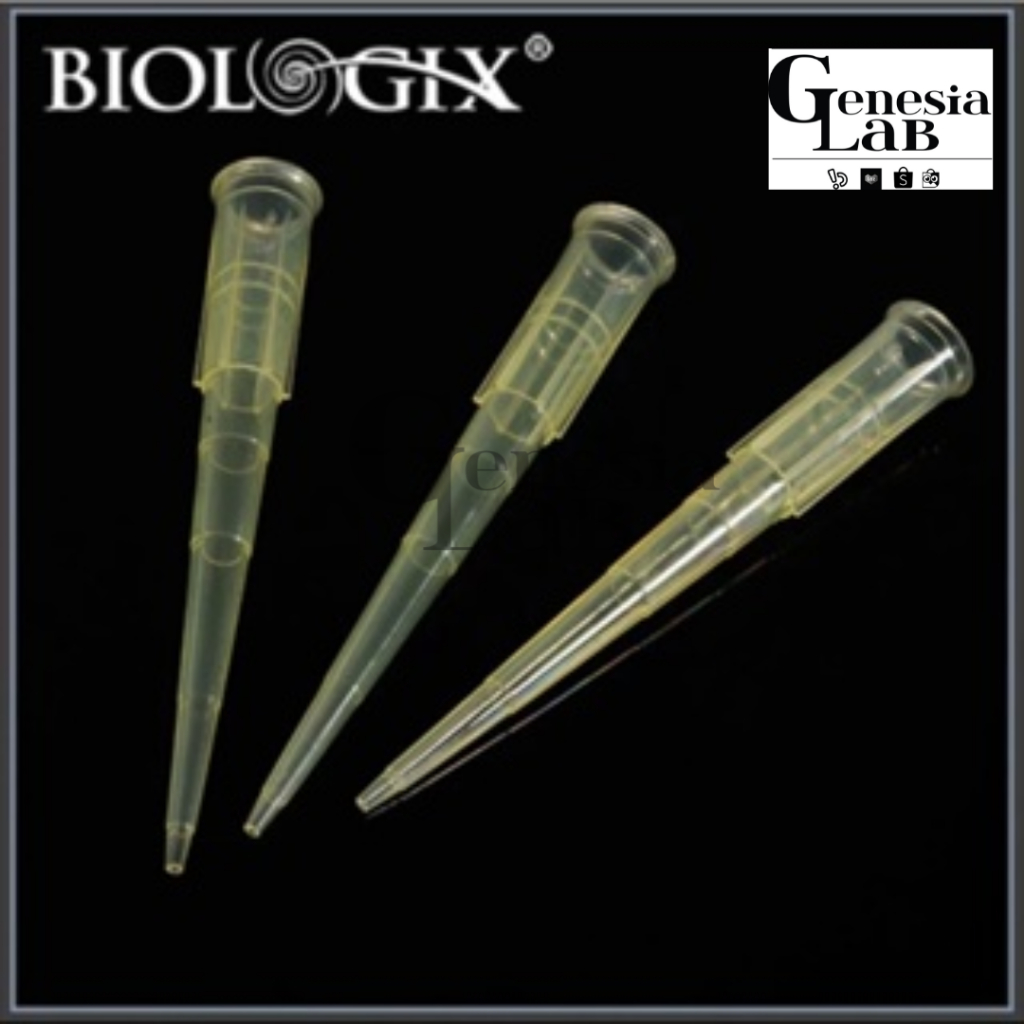 Yellow Tips 200 ul, Non Sterile, 1.000 Tip /bag, Biologix 20-0200