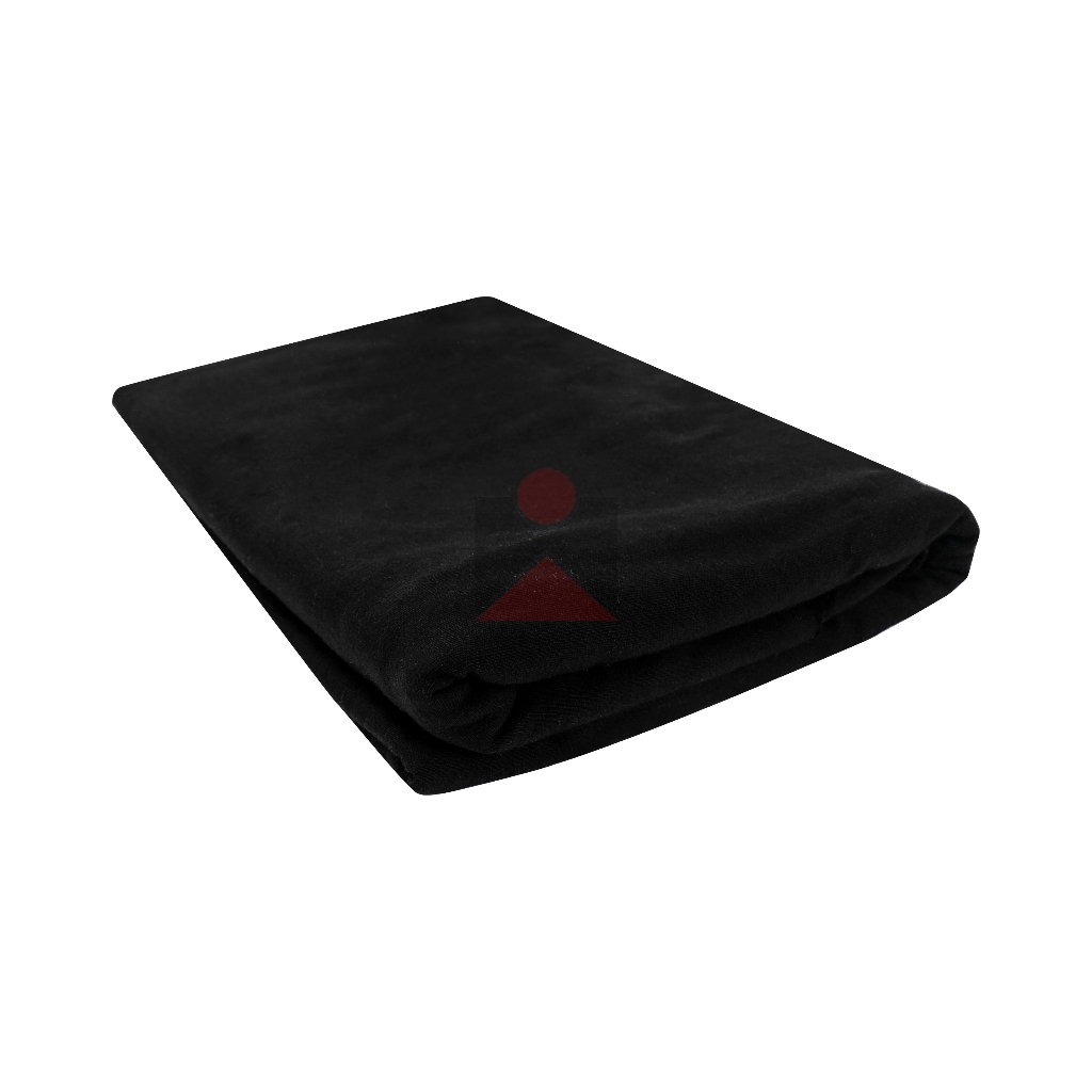 Cotton Carded 24s Warna Hitam - Bahan Kaos Kain Katun