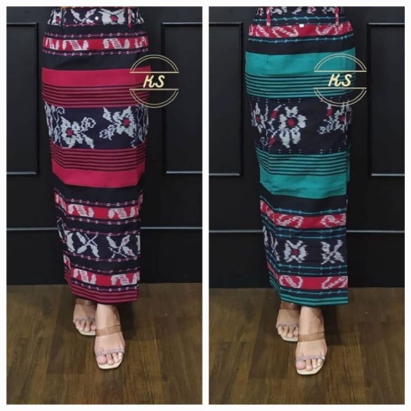 ROK PANJANG TENUN MOTIF TROSO