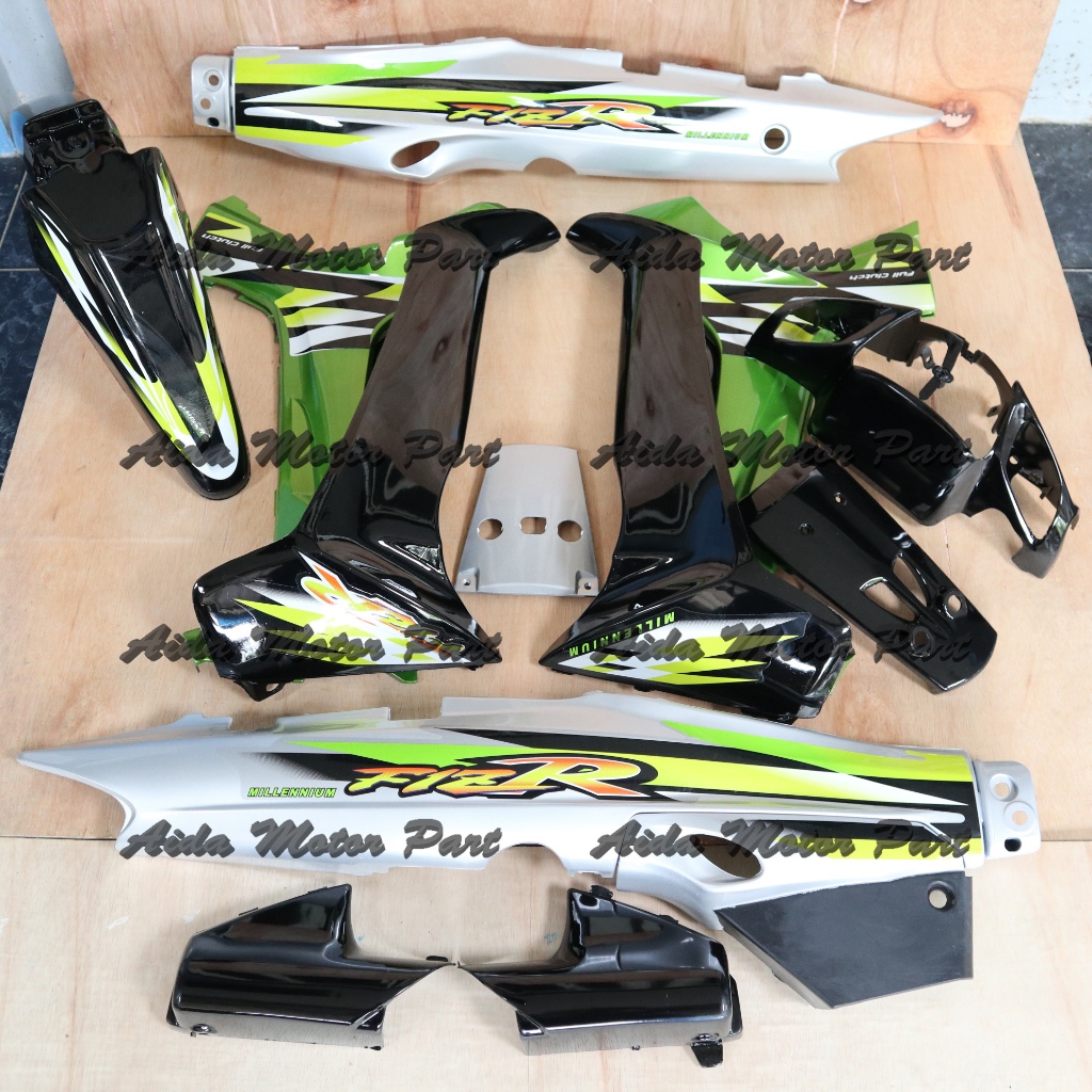 Cover Bodi Full Set Body Fizr Fiz R Millenium Hijau
