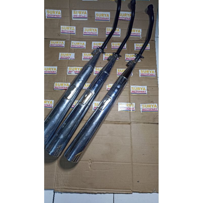 KNALPOT STANDAR SUPRA FIT NEW ORIGINAL COPOTAN BEKAS